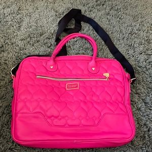 Pink Cute Betsy Johnson Laptop bag